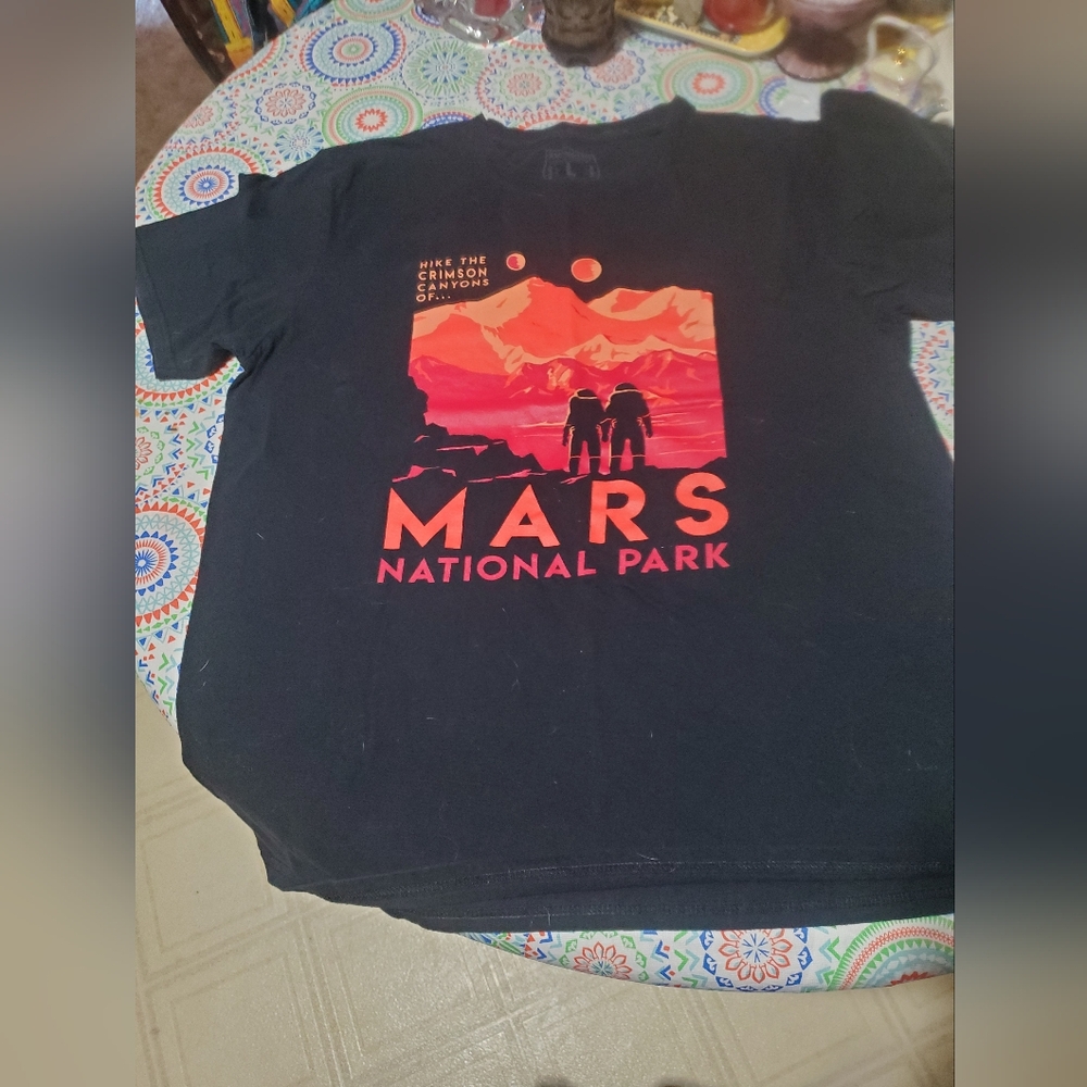 Like the Crimson Canyons of MARS